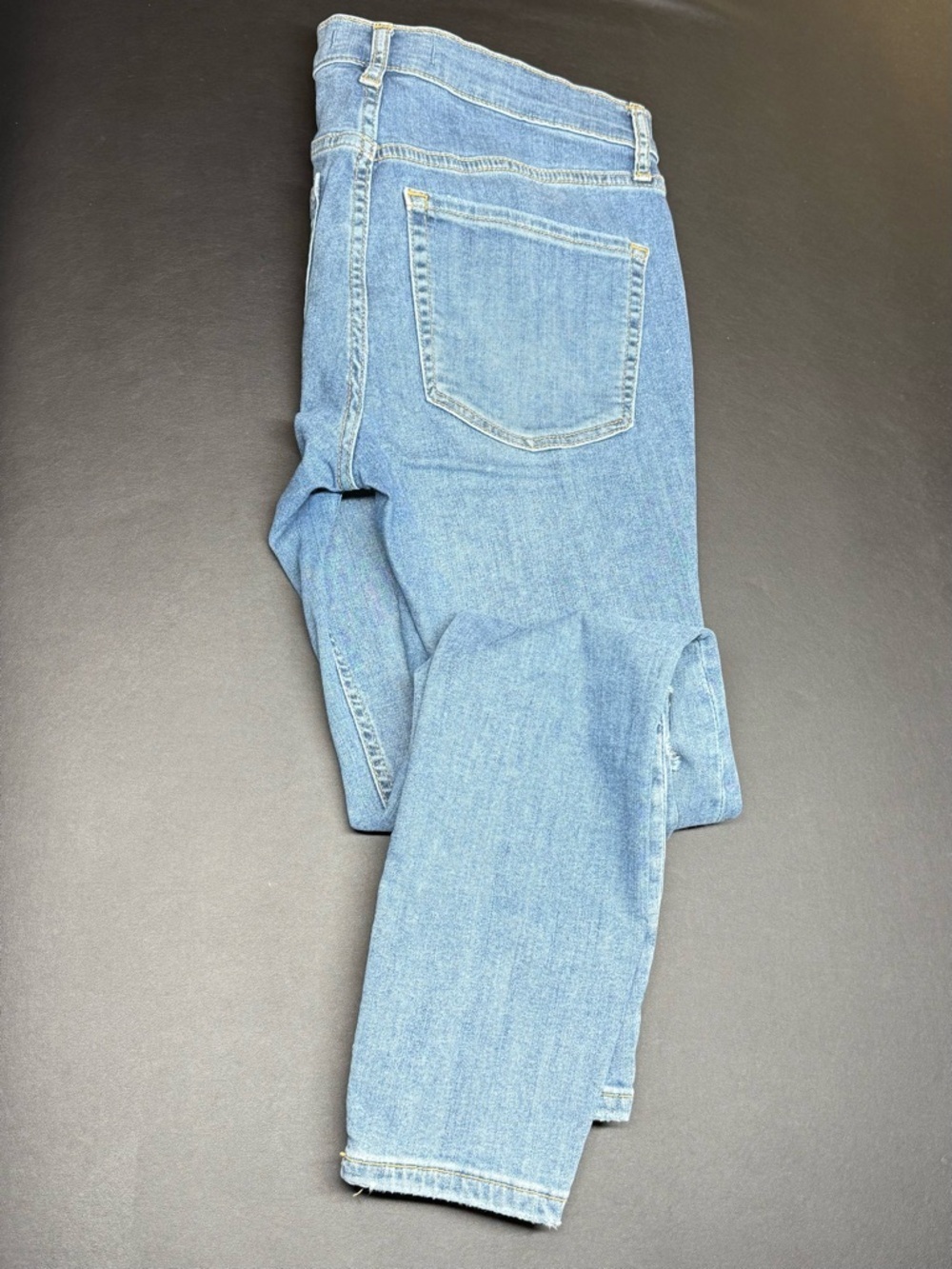 Free People Light Blue High-Rise Denim Jeans